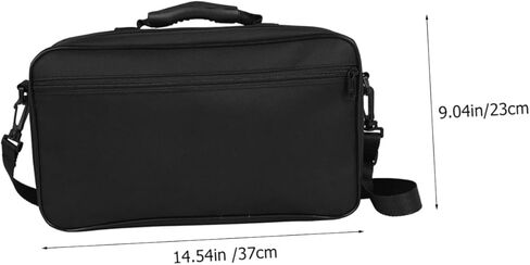 حقيبة تخزين من قماش أكسفورد مقاومة للماء، مقبض حمل محمول لسهولة الحمل باللون الأسود للموسيقيين والسفر in Kuwait