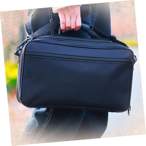 حقيبة تخزين من قماش أكسفورد مقاومة للماء، مقبض حمل محمول لسهولة الحمل باللون الأسود للموسيقيين والسفر in Kuwait