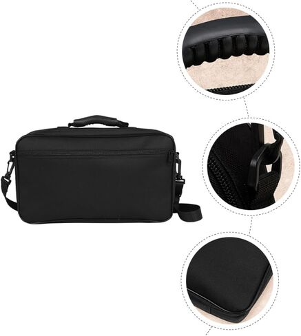 حقيبة تخزين من قماش أكسفورد مقاومة للماء، مقبض حمل محمول لسهولة الحمل باللون الأسود للموسيقيين والسفر in Kuwait