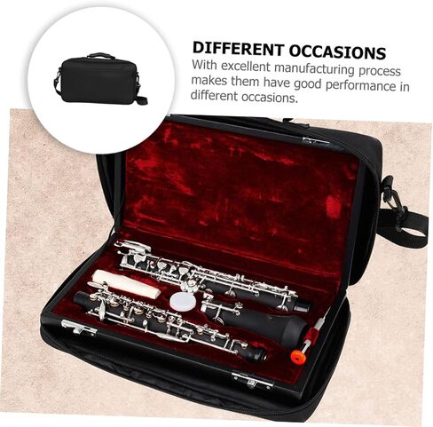 Vaguelly Oxford Cloth Oboe Storage Bag Carry Holder Front Pocket for Oboe Accessories and Music Practical for Travel and Performance in Saudi Arabia