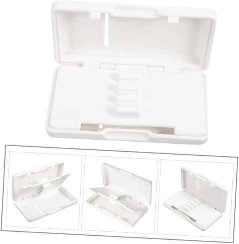 GALPADA Portable Oboe Reed Box Holder – 6-Slot White Reed Container for Oboe Accessories for Musicians and Outdoor Use in Saudi Arabia
