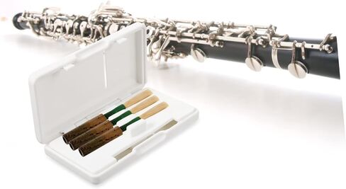 GALPADA Portable Oboe Reed Box Holder – 6-Slot White Reed Container for Oboe Accessories for Musicians and Outdoor Use in Saudi Arabia