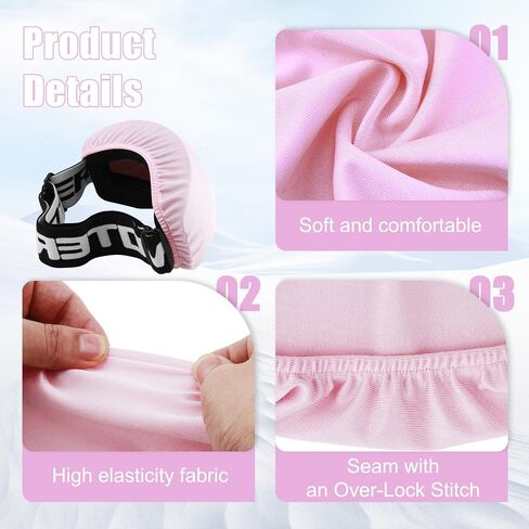 Ski Goggle Cover,Microfiber Protective Goggle Cover,Ski Snowboard Sleeve Goggle Cover for Travel in Saudi Arabia