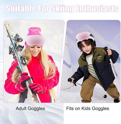 Ski Goggle Cover,Microfiber Protective Goggle Cover,Ski Snowboard Sleeve Goggle Cover for Travel in Saudi Arabia