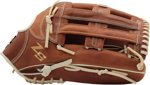 SSK ZSLOW Slowpitch Softball Glove – 12.5" - 13" - 13.5" - 14" – Right & Hand Left Hand Throw (Brown/Camel, 14" - Right Hand Throw) in Saudi Arabia