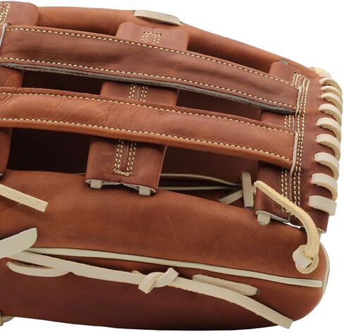 SSK ZSLOW Slowpitch Softball Glove – 12.5" - 13" - 13.5" - 14" – Right & Hand Left Hand Throw (Brown/Camel, 14" - Right Hand Throw) in Saudi Arabia