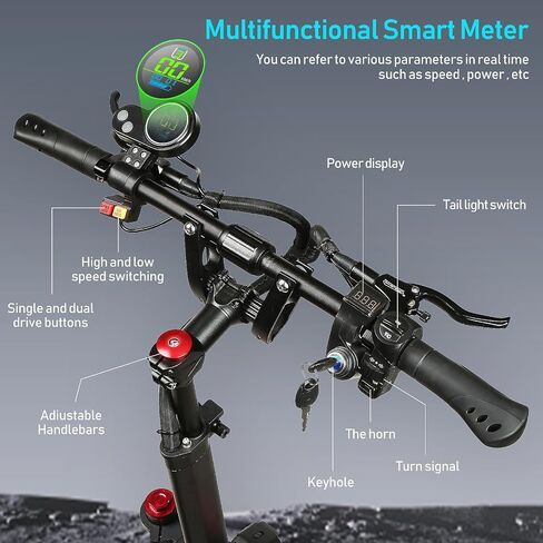 60V 38AH/27AH Electric Scooter Adult,6000W Dual Motors Max Speed 50MPH, Range 45-60 Miles Foldable Electric Scooter with Seat, Dual Suspension All Terrain E-Scooter in Saudi Arabia