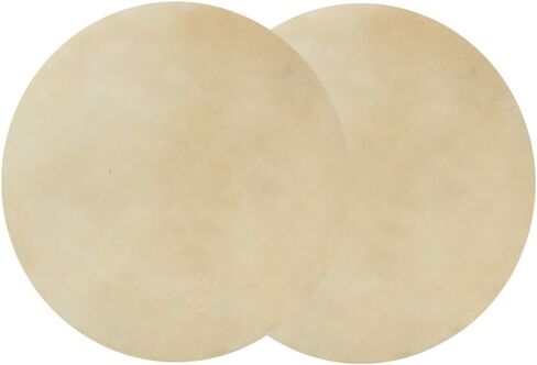 2 Pcs 11.4 Inch Drum Heads, African Sheepskin Bongo Drum Head Accessory for Clear Sound in Saudi Arabia