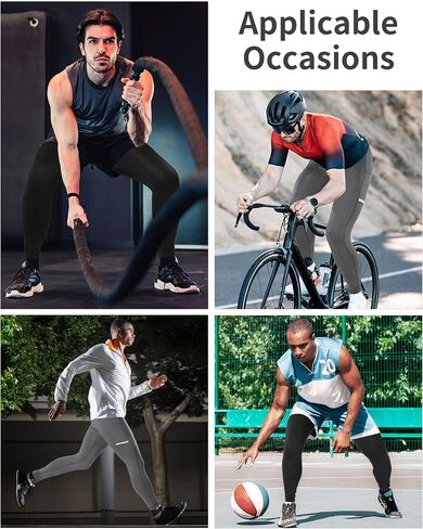 Men's Compression Pants Athletic Base Layer Sports Tights Leggings for Running Yoga Basketball in Saudi Arabia