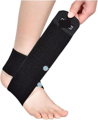 Brace 1Pcs Ankle Brace Men & Women, Orthopedic Brace - Adjustable Compression Wrap Protector(Black-Type 2,10) in Saudi Arabia
