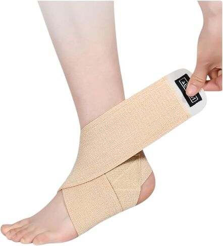 Brace 1Pcs Ankle Brace Men & Women, Orthopedic Brace - Adjustable Compression Wrap Protector(Black-Type 2,10) in Saudi Arabia