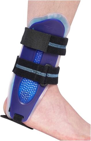 دعامة تثبيت جبيرة الكاحل لدعم القدمين، وكسر الكاحل والالتواء، دعامة قابلة للتعديل (جل أزرق) in Kuwait