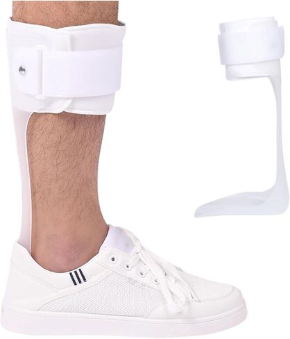 دعامة للقدم المتدلية، دعامة قوية لتقويم الكاحل للقدم للمشي مع واقي الأحذية (مع الخط الأيمن A، XL) in Kuwait