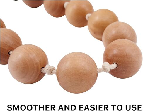 Weighted Hula Exercise Hoop for Adults Weight Loss, Wooden Beads Massage Hoop, 4.2lbs, Fun to Workout in Saudi Arabia