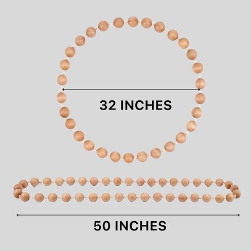 Weighted Hula Exercise Hoop for Adults Weight Loss, Wooden Beads Massage Hoop, 4.2lbs, Fun to Workout in Saudi Arabia