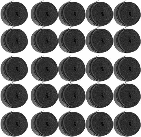 Drfeify 25PCS Tennis Overgrip Tape Racket Grip Wrap Super Absorbent Sweat Nonslip PU Material for Tennis Badminton Squash Fishing Rods with Vibrant Colors in Saudi Arabia
