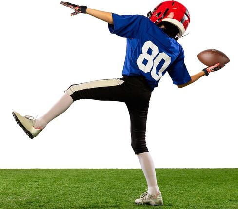 Youth Football Gloves Kids with Ultra Sticky Palm Flag Receiver Gloves in Saudi Arabia