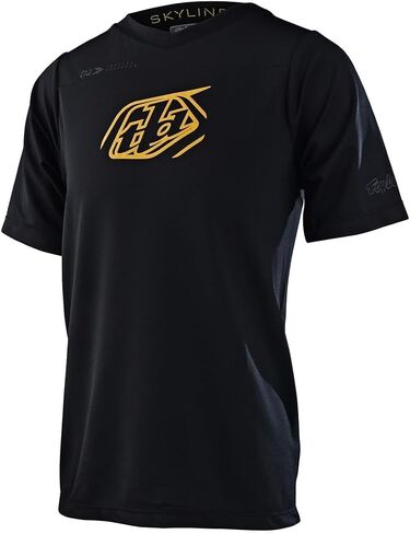 Troy Lee Designs Youth Skyline Iconic Black SS Jersey مقاس X-Small in Saudi Arabia