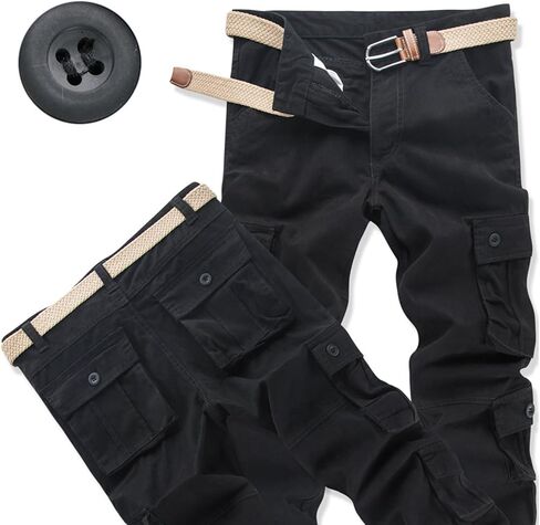 Alalaso Men's Cargo Pants Camouflage Military Tactical Work Pants with Pockets Lightweight and Durable Tracksuit Pants in Saudi Arabia