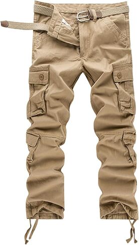 Alalaso Men's Cargo Pants Camouflage Military Tactical Work Pants with Pockets Lightweight and Durable Tracksuit Pants in Saudi Arabia