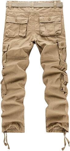 Alalaso Men's Cargo Pants Camouflage Military Tactical Work Pants with Pockets Lightweight and Durable Tracksuit Pants in Saudi Arabia