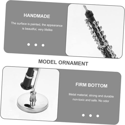 PRETYZOOM Oboe Model Simple Adornment Lifelike Desktop Decoration Home Ornament Lightweight for Room Decor in Saudi Arabia