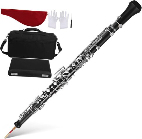 VICASKY 1 Set Key Oboe Instrument Semi Automatic Keys Woodwind for Professionals Durable Composite Wood with Accessories for Orchestra Performance in Saudi Arabia