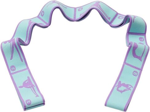 2 Pcs Kids Stretch Bands Dance Stretching Straps for Children Gymnastics Equipment Dance Training Elastic Band for Kids Multi-Loop Numbered Stretch Band for Ballet Cheerleading-8 Loops in Saudi Arabia