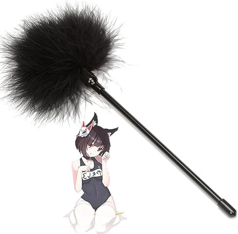 Super Soft Feather Stick Accessories, Exercise Yoga Bed Practice Kit, Soft and Comfortable Furry Set - H in Saudi Arabia