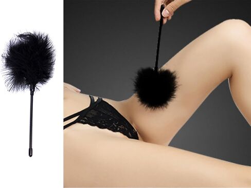 Super Soft Feather Stick Accessories, Exercise Yoga Bed Practice Kit, Soft and Comfortable Furry Set - H in Saudi Arabia