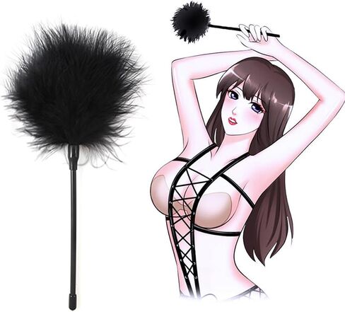 Super Soft Feather Stick Accessories, Exercise Yoga Bed Practice Kit, Soft and Comfortable Furry Set - H in Saudi Arabia