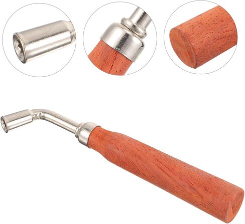 Professional Dulcimer Tuning Wrench Octagonal Metal and Wood Spanner Tool Handheld Instrument Tuner for Precise Tone in Saudi Arabia