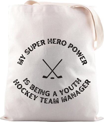 JNIAP Sport Lover Gift Hockey Manager Team Tote Bag Hockey Lover Gift Hoc-key Coach Gi-ft in Saudi Arabia
