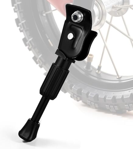 Bike Stand Bike Kick Stand Universal Rear Mount Bicycle Kickstands Replacement Single Side Steel Child Kick Stand Adjustable Height Rear Side Bicycle Kick Stand For Road Bicycle Adult Bike Sports Bike in Saudi Arabia
