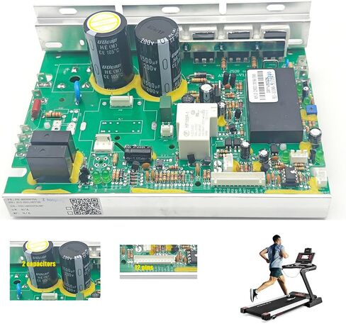 PA-AE00070L Treadmill Control Board Motherboard, 2 capacitance, 12 Pins Treadmill Motor Controller D020105 Fits for Treadmill F80 F85 TT8, Control Drive Motor Speed in Saudi Arabia