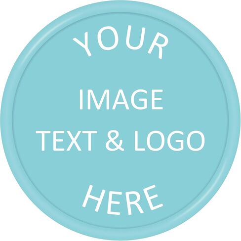 500 Custom Plastic Chips,Personalized Your Own Photo/Text/Logo on a Chip Double Sided Printing,Good for Beer or Drink in Bar Token in Kuwait