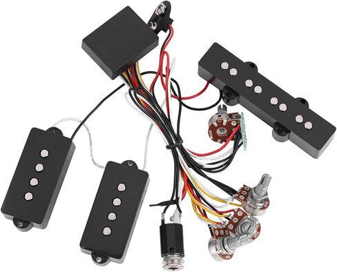 Dioche Enhanced Electric Bass Preamp Wiring Circuit Pickup Replacement Accessory for Jazz Bass with Easy Installation and Professional Performance in Saudi Arabia