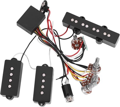 Dioche Enhanced Electric Bass Preamp Wiring Circuit Pickup Replacement Accessory for Jazz Bass with Easy Installation and Professional Performance in Saudi Arabia
