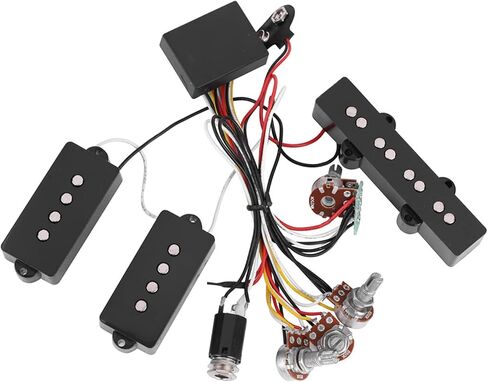 Dioche Enhanced Electric Bass Preamp Wiring Circuit Pickup Replacement Accessory for Jazz Bass with Easy Installation and Professional Performance in Saudi Arabia