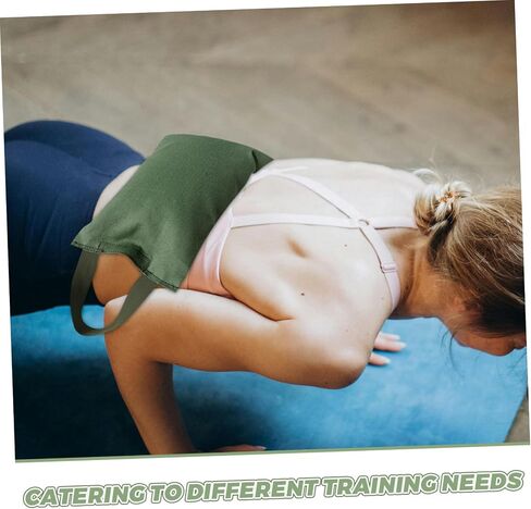 2Kg Weighted Sandbag for Yoga and Fitness Fillable Canvas Bag with Handle Weight for Versatile Training Dance Yoga and Exercise Activities in Saudi Arabia