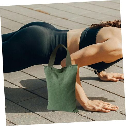 2Kg Weighted Sandbag for Yoga and Fitness Fillable Canvas Bag with Handle Weight for Versatile Training Dance Yoga and Exercise Activities in Saudi Arabia