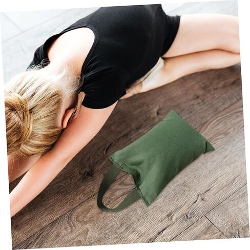 2Kg Weighted Sandbag for Yoga and Fitness Fillable Canvas Bag with Handle Weight for Versatile Training Dance Yoga and Exercise Activities in Saudi Arabia