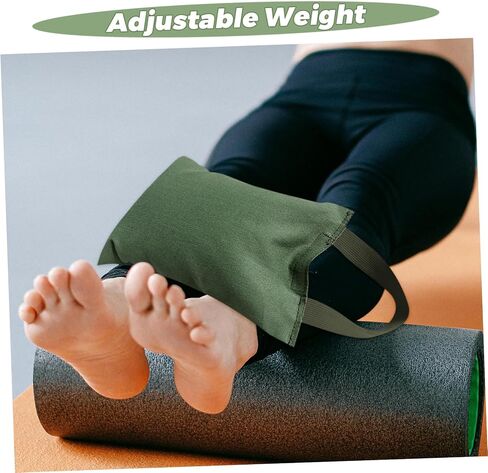 2Kg Weighted Sandbag for Yoga and Fitness Fillable Canvas Bag with Handle Weight for Versatile Training Dance Yoga and Exercise Activities in Saudi Arabia