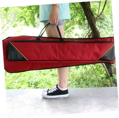 Oxford Cloth Trombone Case Thickened Portable Instrument Protective Bag for Tenor Trombone with High Tensile Strength and Abrasion Resistance Red in Saudi Arabia