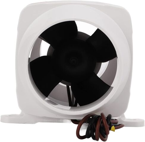 3 Inch 12V 130CFM Marine Bilge Air Blower Waterproof in Line Blower with 4 Blade Fan for Boat Marine Engine Compartment Ventilation White ABS Plastic in Saudi Arabia