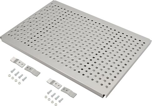 KUAFU 24"x34" Universal Semi-Truck Deck Plate Compatible with Freightliner Peterbilt Kenworth Truck Deck Plate Catwalk Steel Powder Coated Silvery in Saudi Arabia