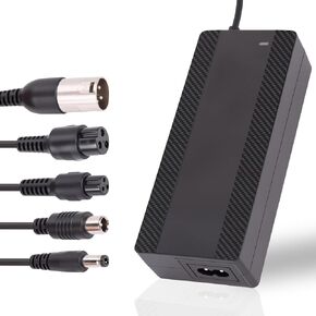 42V 2A Electric Scooter Charger for 36V Lithium Battery, 5-in-1 Plug Ebike Charger for Gotrax, Jetson, Razor, Swagtron, Bird, Segway,UL Certified in Saudi Arabia