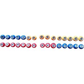 30Pcs Bingo Ball 1-30 Numbers with Easy Read Window Portable Fittings Tally Ball in Kuwait