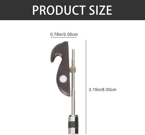 FAVOMOTO Erhu Accessories Wooden and Iron Bow Replacement Parts Compact Size for Easy Storage Convenient Installation and Cleaning 2Pcs Set for Orchestral String Instrument in Saudi Arabia
