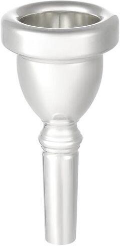 Silver Plated Standard Tuba Mouthpiece, Tuba Replacement Instrument Part, Tuba Musical Accessory, Wonderful Copper Mouthpiece for Tuba Player in Saudi Arabia